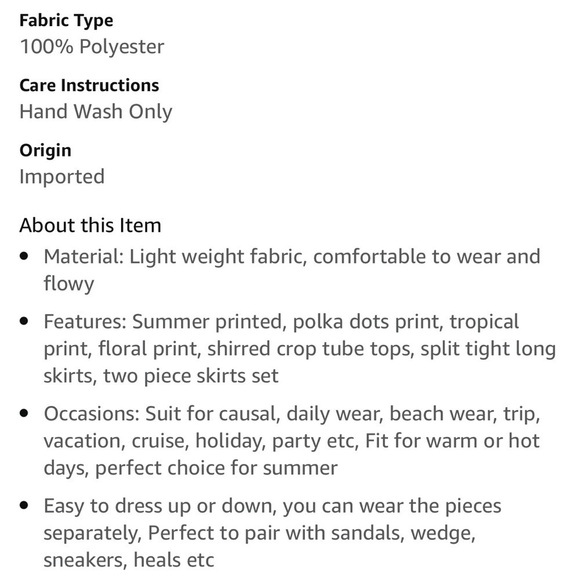 Polka dot strapless top size large - Picture 9 of 10